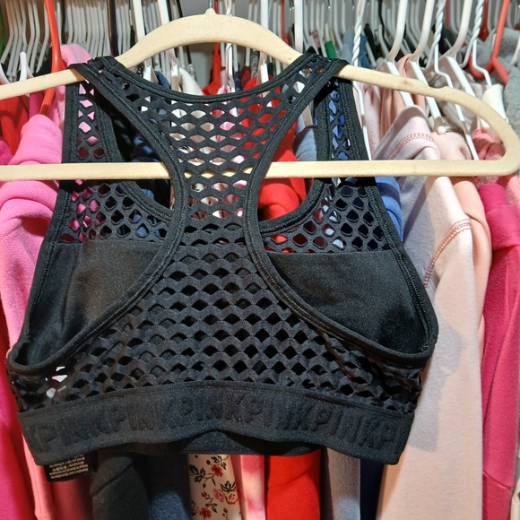 2 For $15 🎟 PINK Victoria's Secret Black and Green Leopard Print Bra - Picture 4 of 6